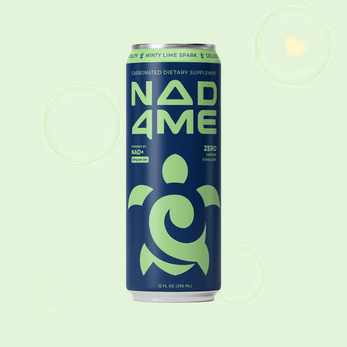 NAD4Me Minty Lime Spark caffeine-free NAD+ drink