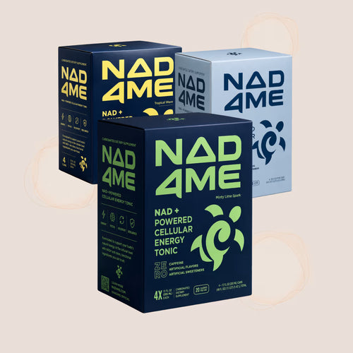NAD4Me Variety Pack caffeine-free NAD+ drinks